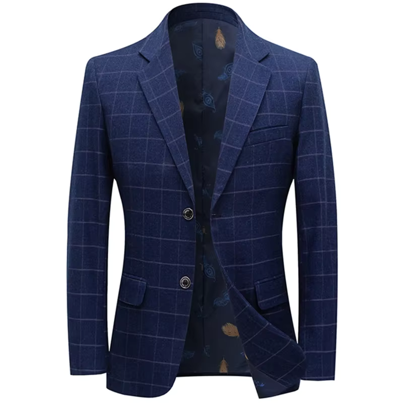 Blazer Masculino Dom Verry Magnifico Xadrez di Potenza