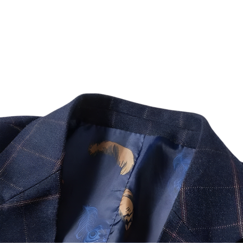 Blazer Masculino Dom Verry Magnifico Xadrez di Potenza