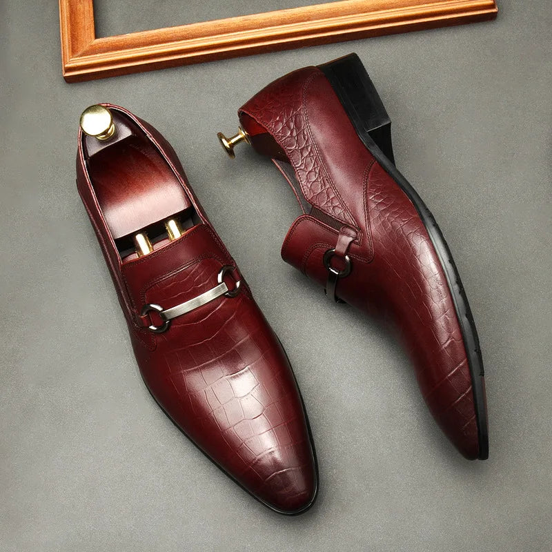 Sapato Social Masculino Vintage de Couro Maximus