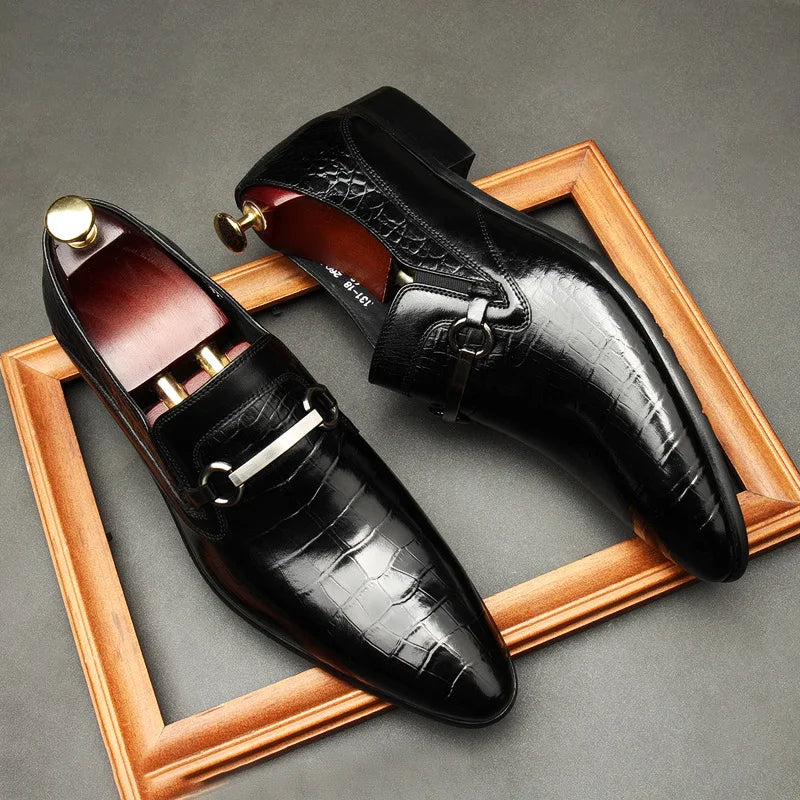 Sapato Social Masculino Vintage de Couro Maximus