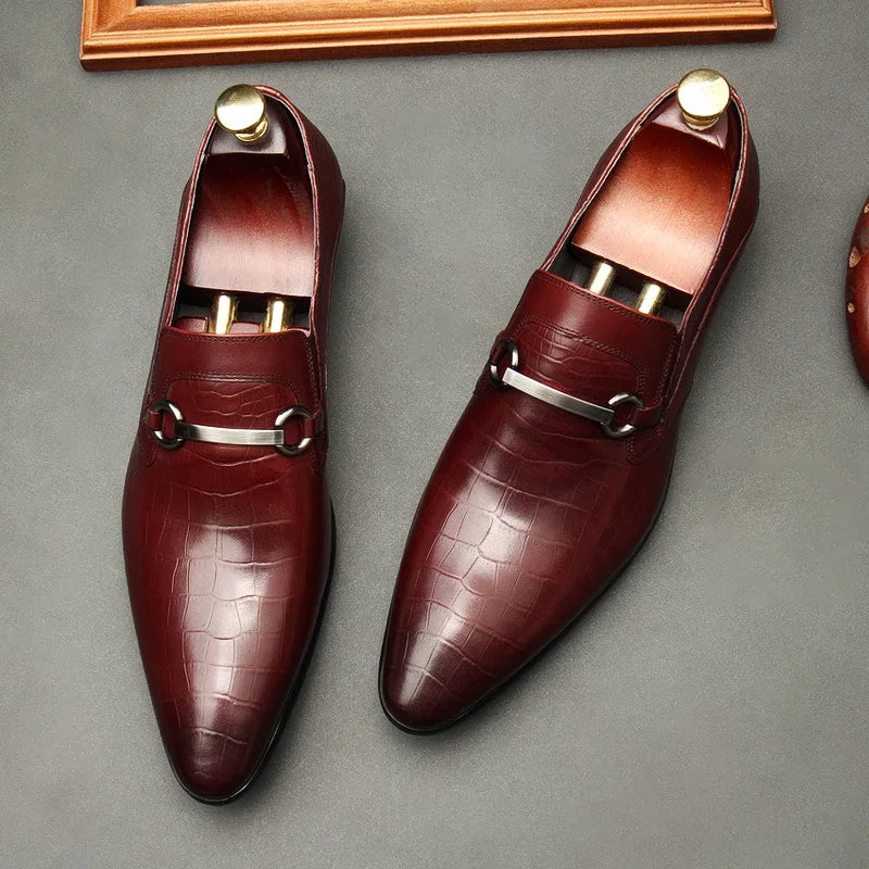 Sapato Social Masculino Vintage de Couro Maximus