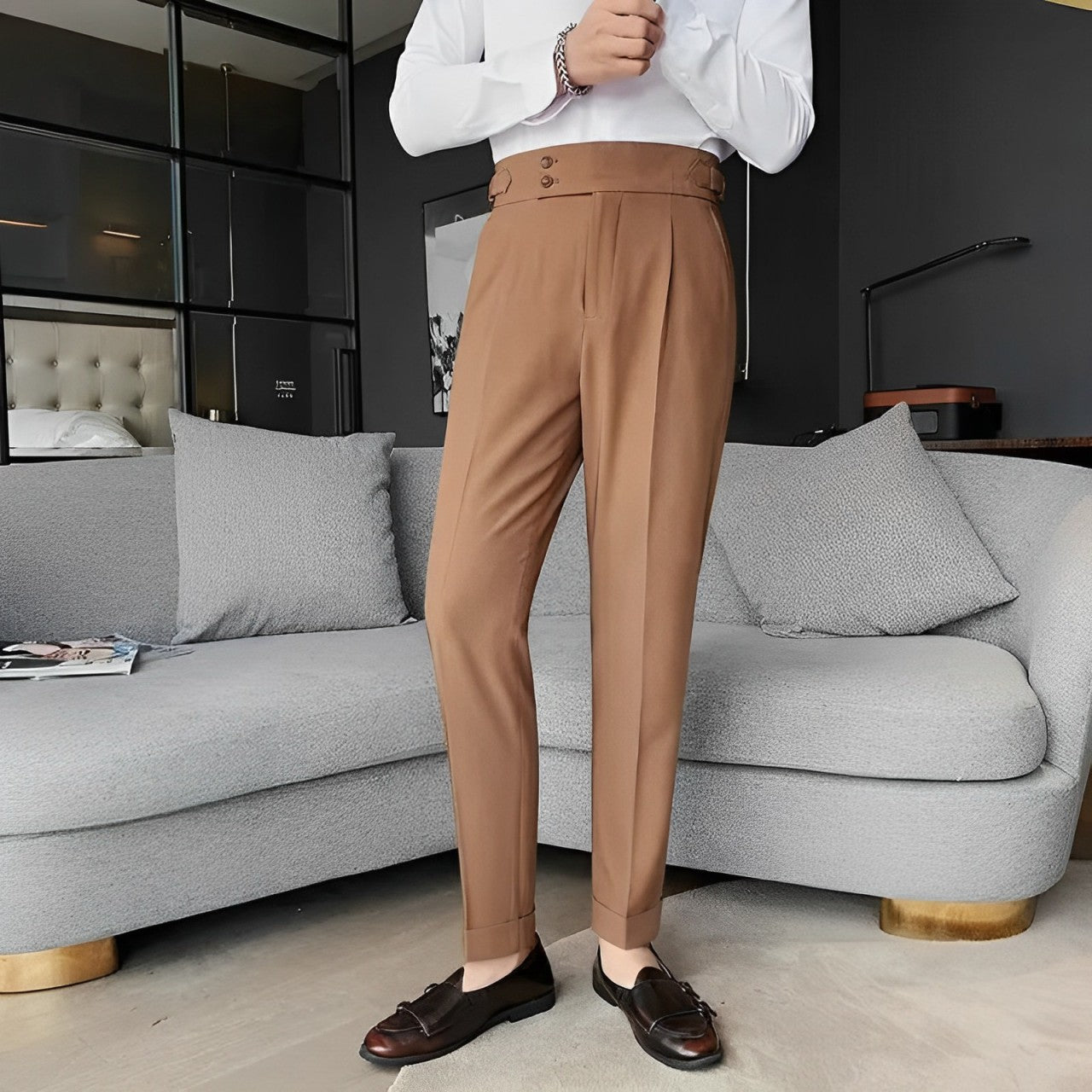 Calça Social Masculina Alfaiataria Dominus V02