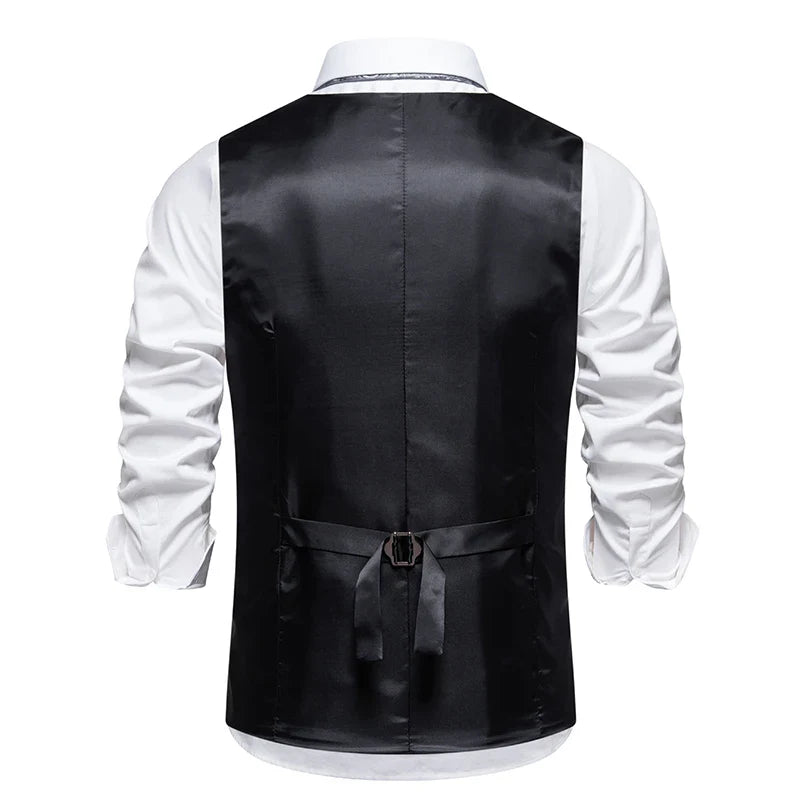 Colete Masculino Risca de Giz Retro Maximus