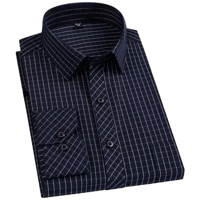 Camisa Social Masculina Xadrez Maximus