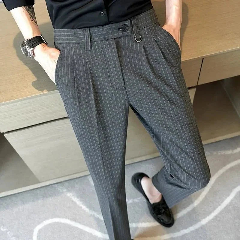 Calça Alfaiataria Listrada Dominus