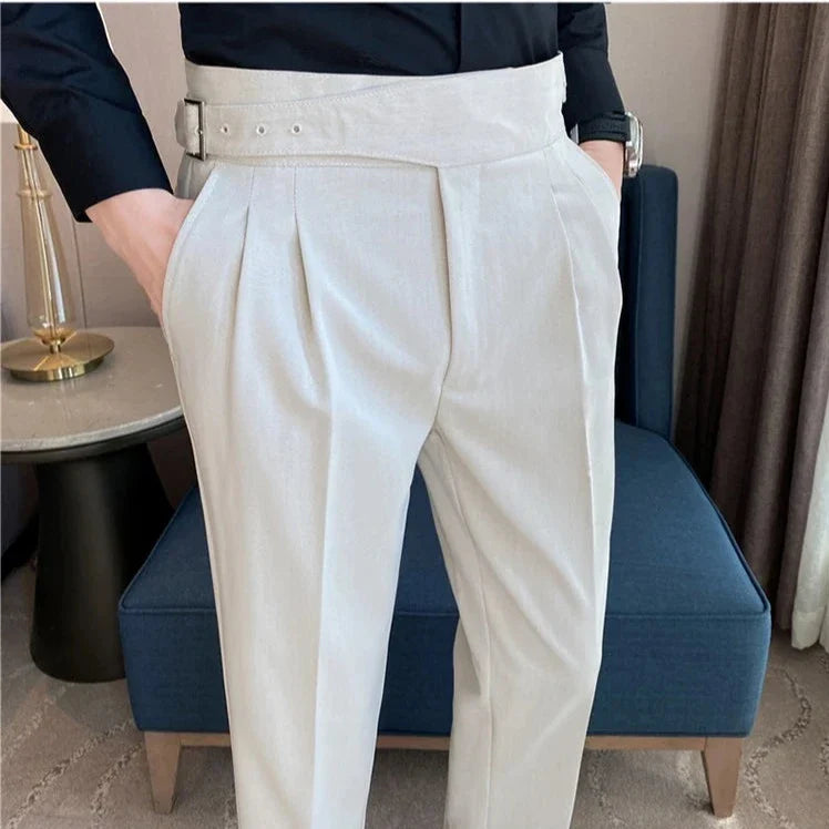 Calça Alfaiataria Masculina Slim Ajustável Dominus