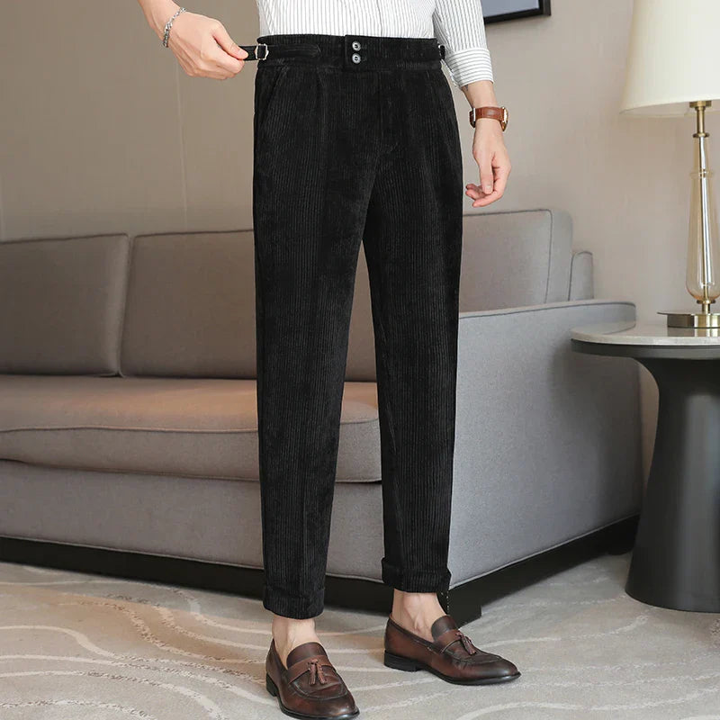 Calça Alfaiataria Masculina Canelada Dominus