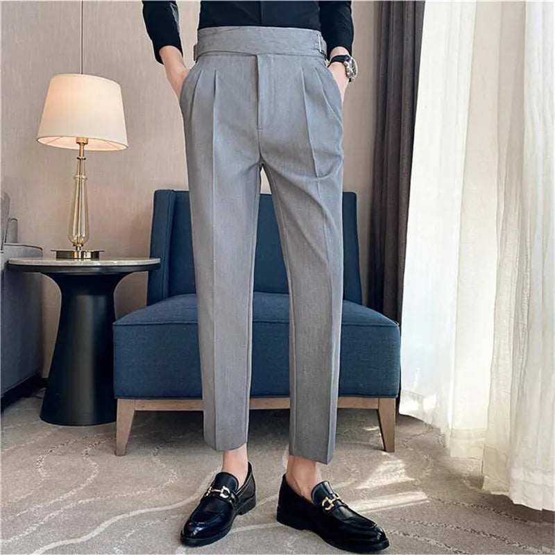 Calça Alfaiataria Masculina Slim Ajustável Dominus