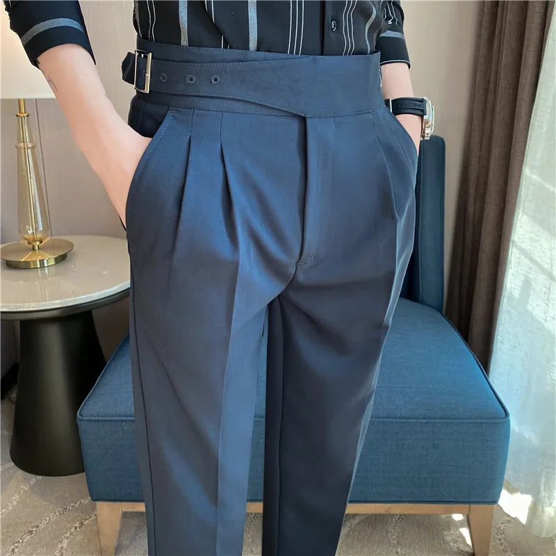 Calça Alfaiataria Masculina Slim Ajustável Dominus