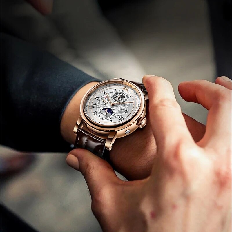 Relógio de Pulso Masculino Luxury Maximus