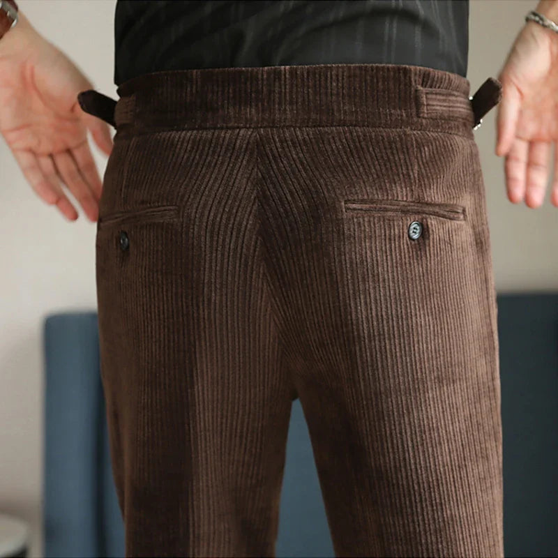 Calça Alfaiataria Masculina Canelada Dominus