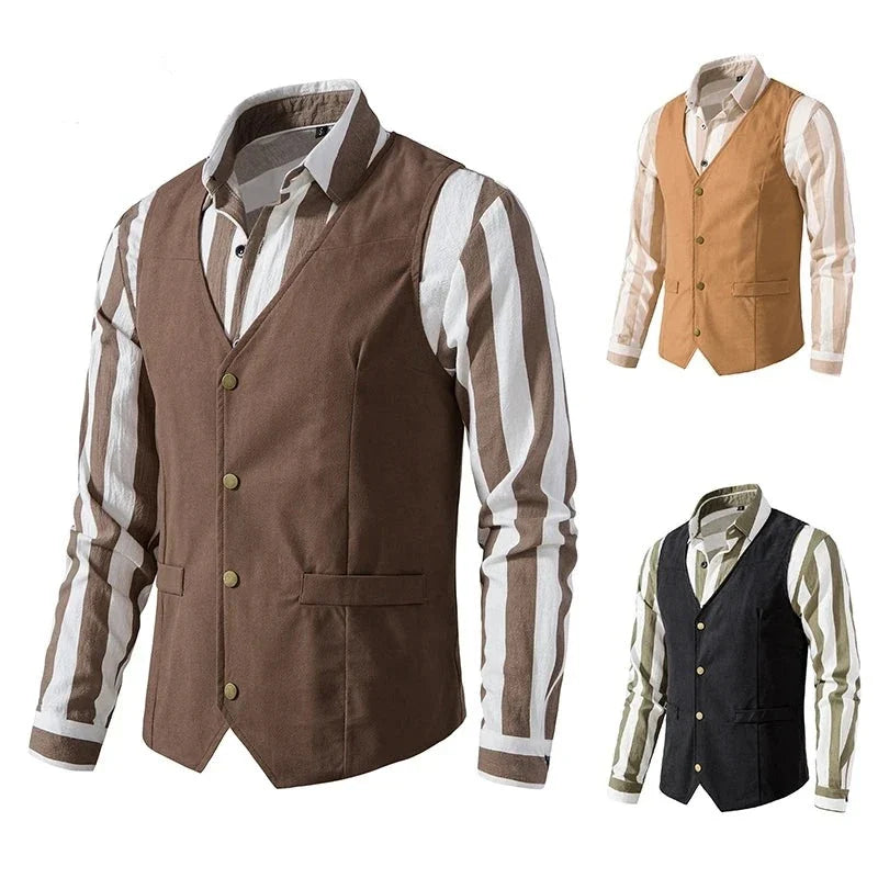 Colete Masculino Vintage Maximus