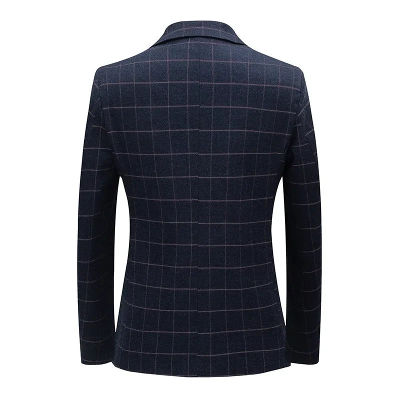 Blazer Masculino Dom Verry Magnifico Xadrez di Potenza